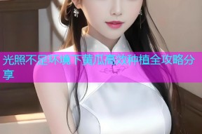 光照不足环境下黄瓜高效种植全攻略分享