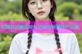 农场日记黄瓜成长记录与种植技巧分享
