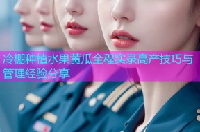 冷棚种植水果黄瓜全程实录高产技巧与管理经验分享