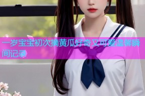 一岁宝宝初次摘黄瓜好奇又可爱温馨瞬间记录