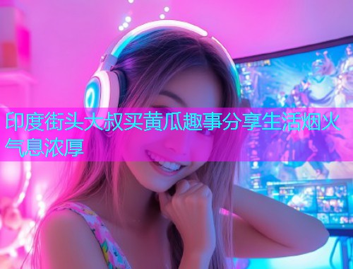 印度街头大叔买黄瓜趣事分享生活烟火气息浓厚  第2张